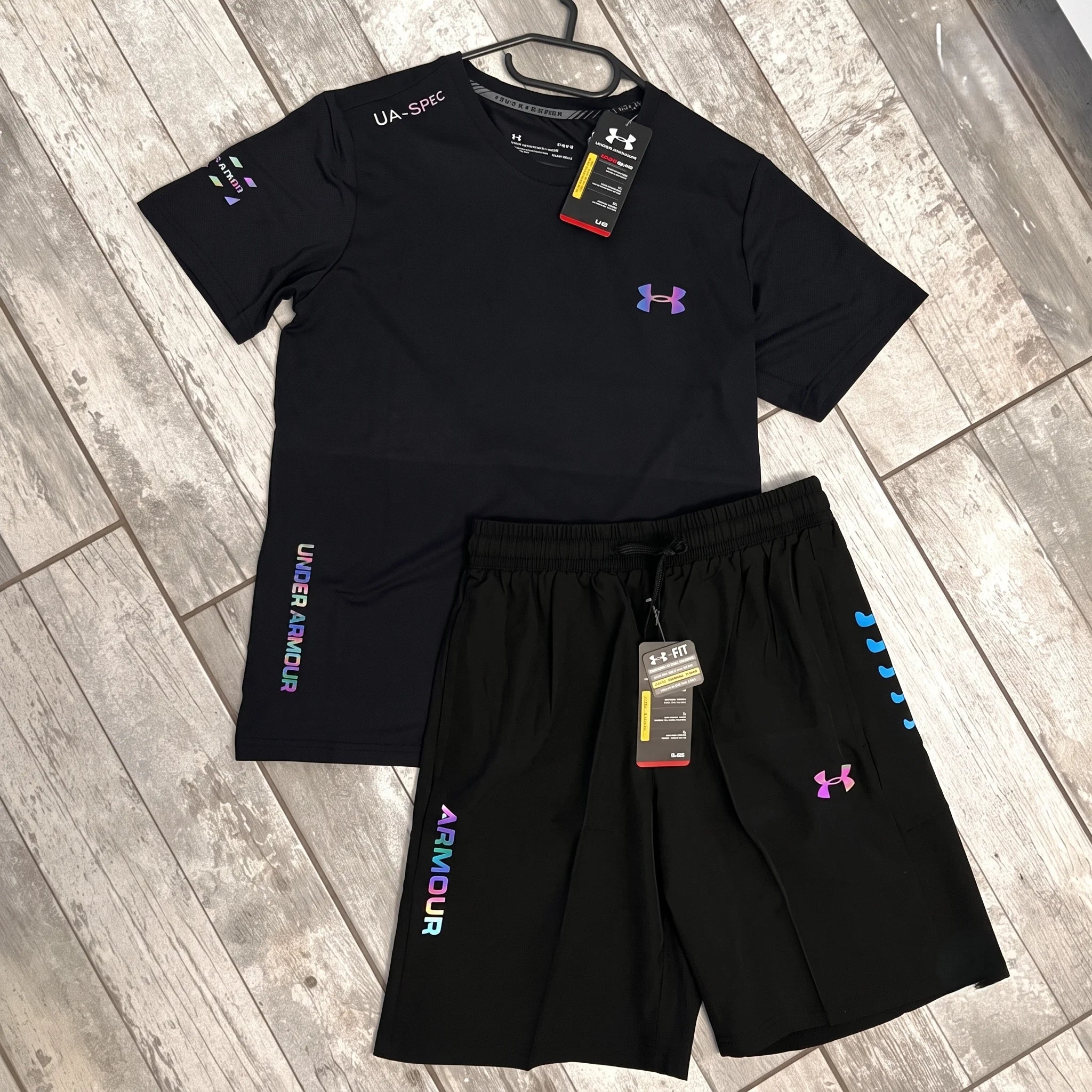 Black reflective UA set