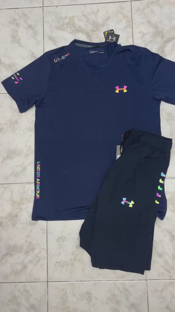 Blue reflective UA set
