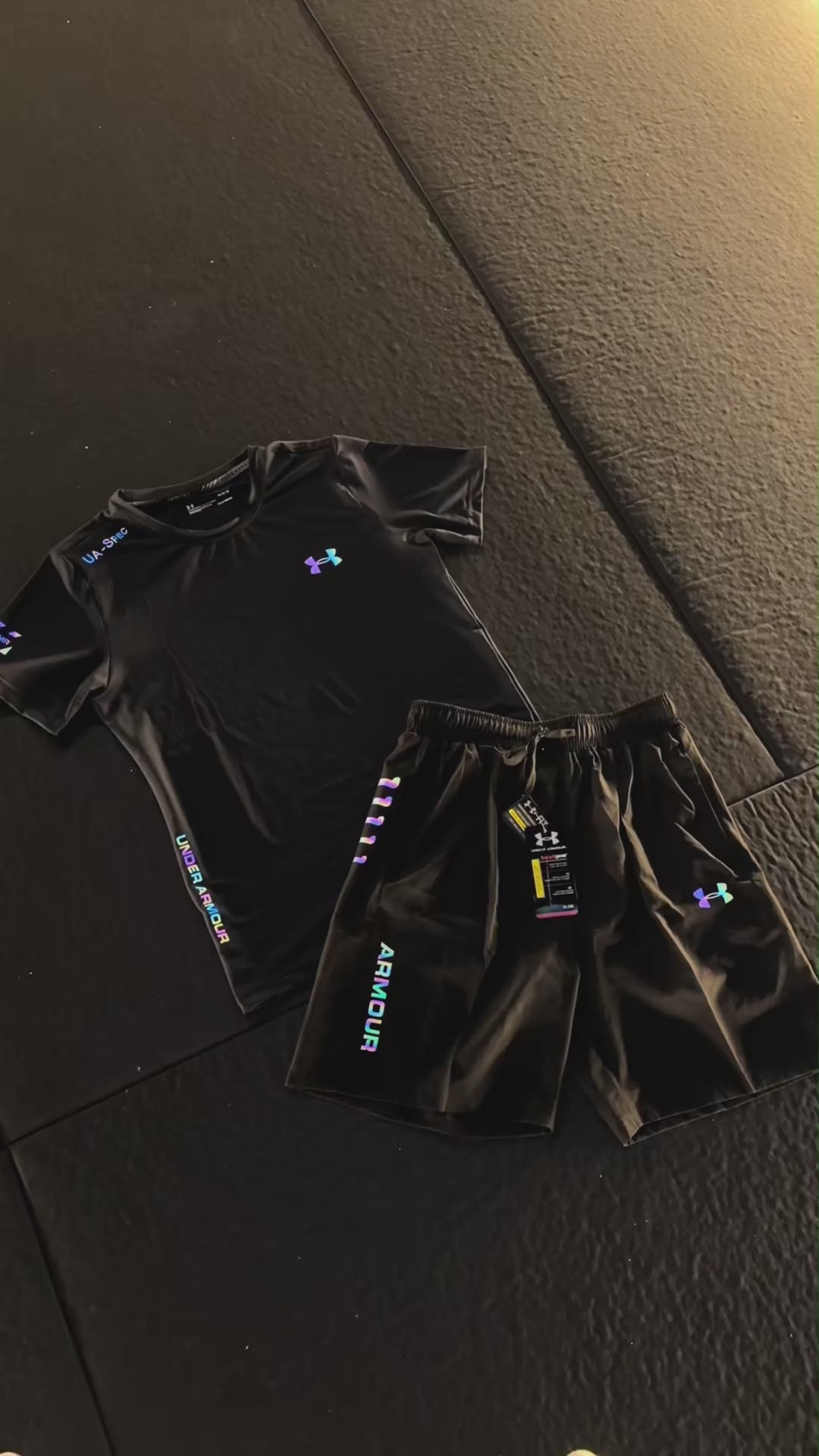Ensemble UA réfléchissant noir