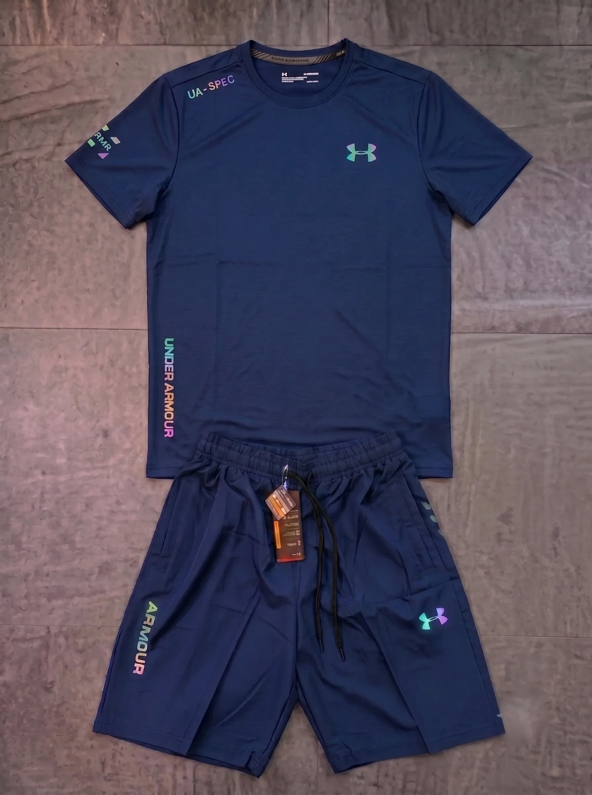 Blue reflective UA set