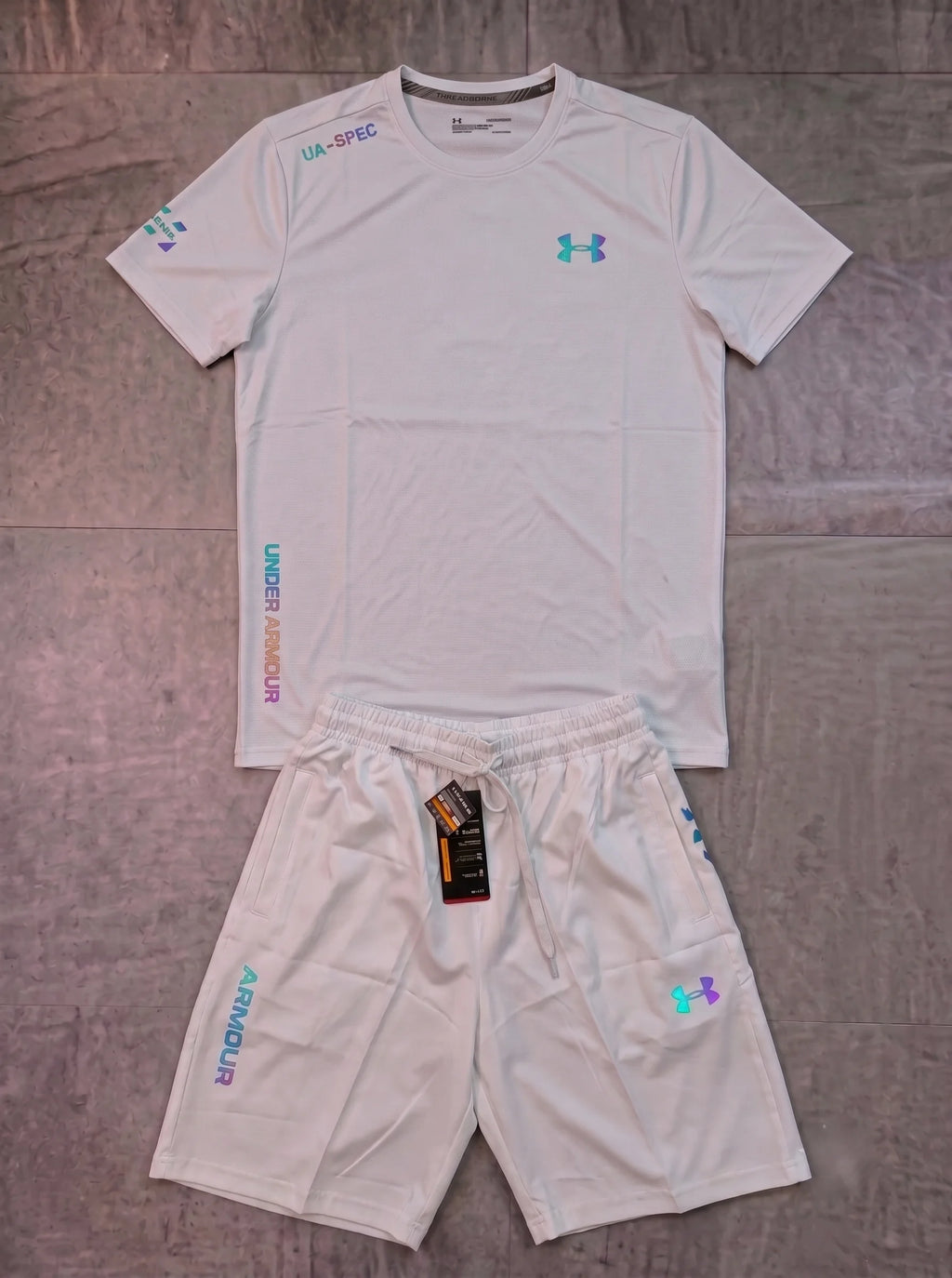 Ensemble UA blanc réfléchissant