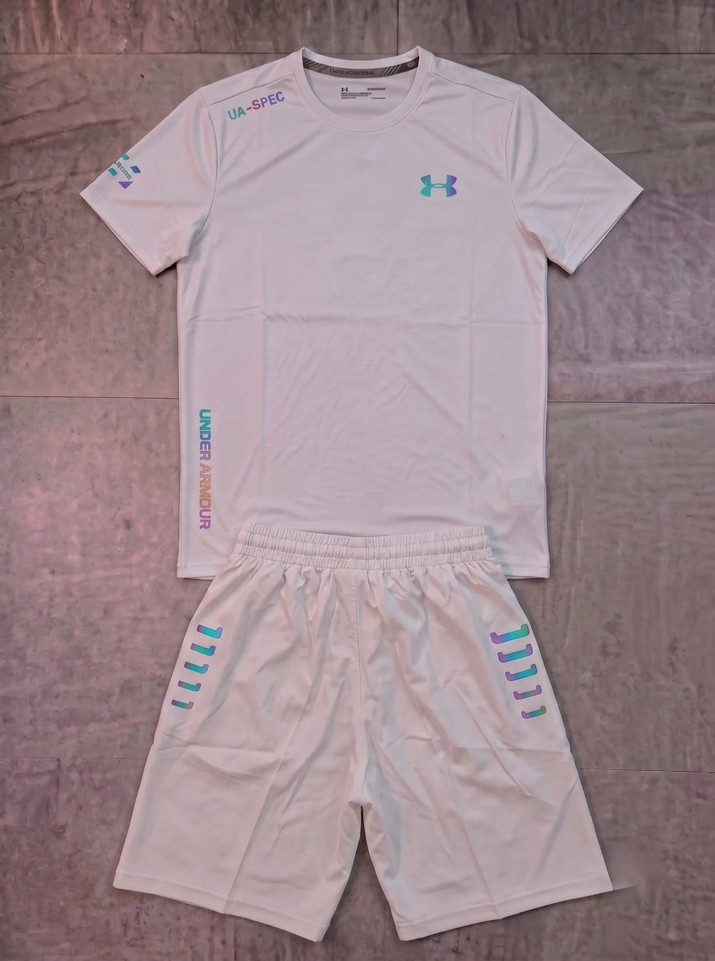 Ensemble UA blanc réfléchissant