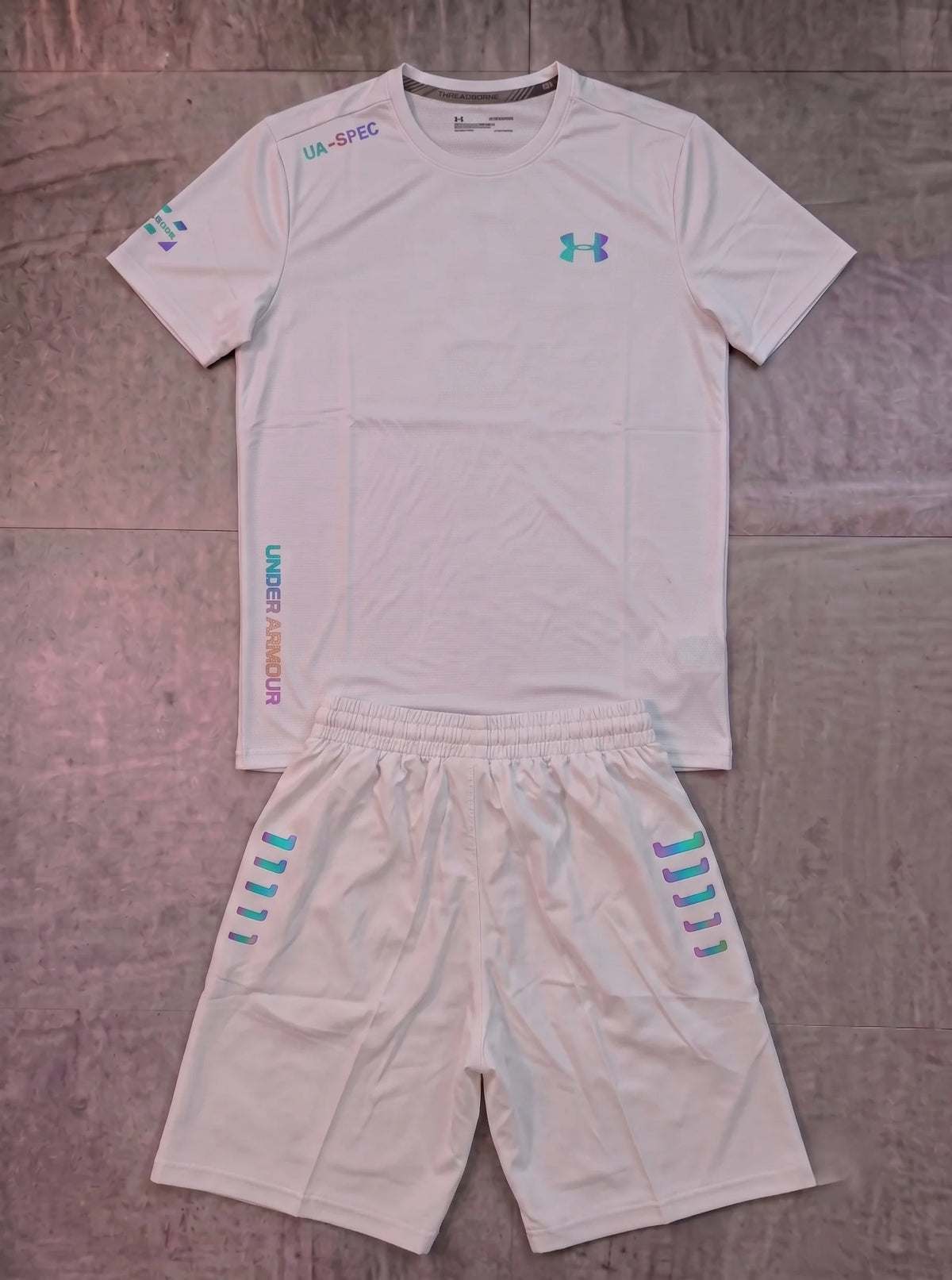 Ensemble UA blanc réfléchissant