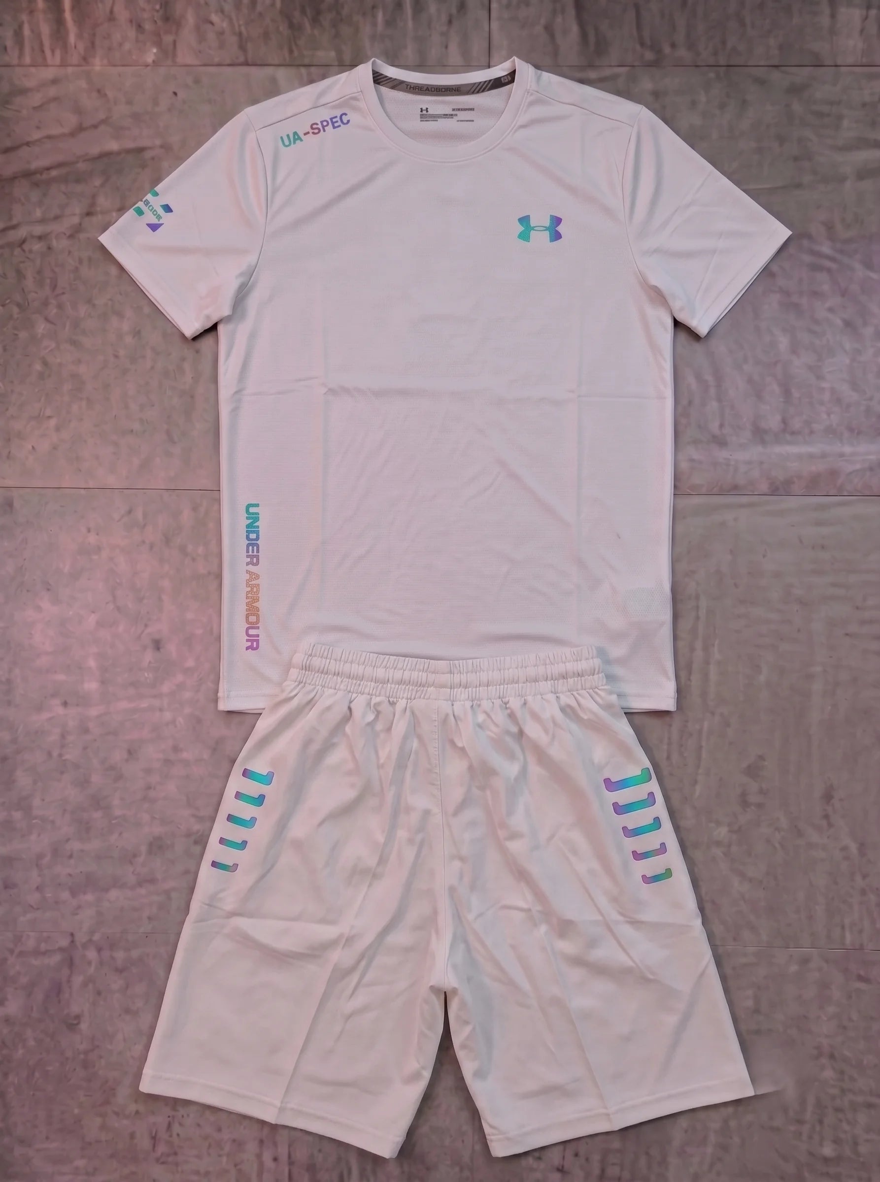 Ensemble UA blanc réfléchissant